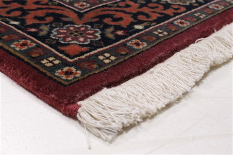 Semnan Red Runner Hand Knotted 28 X 107 Area Rug 250-22924 Image 6