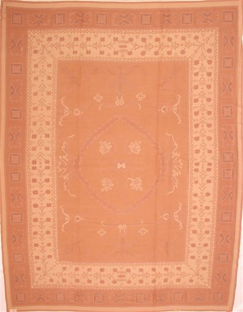 Kilim Purple Flat Woven 91 X 111 Area Rug 100-22925 Image 0