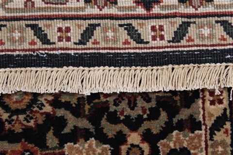 Herati Black Runner Hand Knotted 26 X 90 Area Rug 250-22932 Image 11