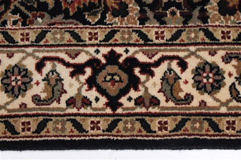 Herati Black Runner Hand Knotted 26 X 90 Area Rug 250-22932 Image 1