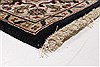 Herati Black Runner Hand Knotted 26 X 90 Area Rug 250-22932 Thumb 4