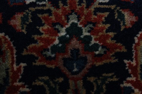 Semnan Blue Runner Hand Knotted 27 X 99 Area Rug 250-22934 Image 7