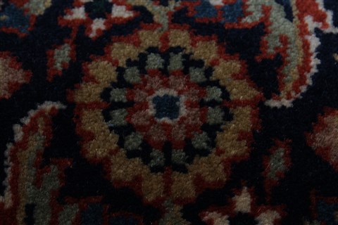 Semnan Blue Runner Hand Knotted 27 X 99 Area Rug 250-22934 Image 8