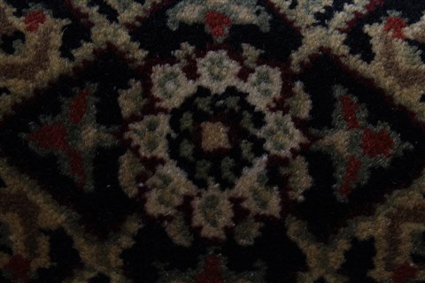 Herati Black Runner Hand Knotted 28 X 103 Area Rug 250-22938 Image 7