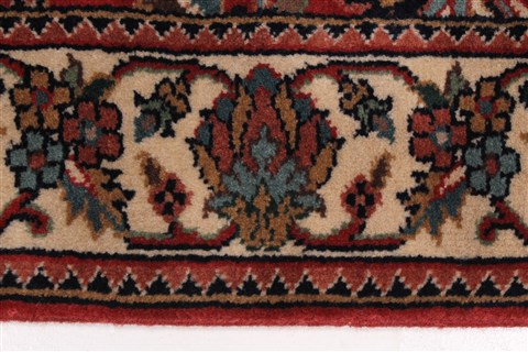 Kashmir Red Runner Hand Knotted 28 X 100 Area Rug 250-22942 Image 1