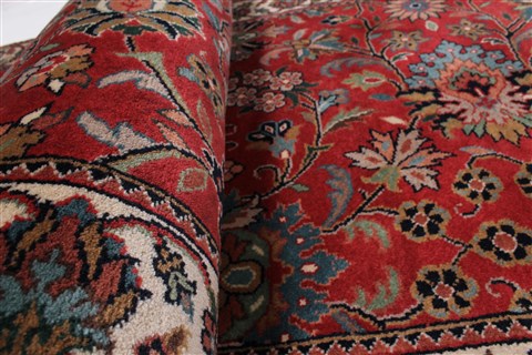 Kashmir Red Runner Hand Knotted 28 X 100 Area Rug 250-22942 Image 8