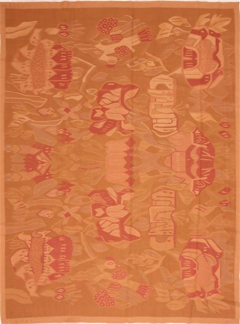 Kilim Beige Flat Woven 711 X 102 Area Rug 100-22949 Image 0