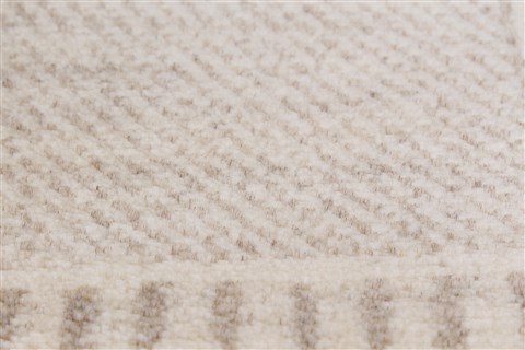 Gabbeh Beige Runner Hand Knotted 27 X 911 Area Rug 250-22951 Image 5