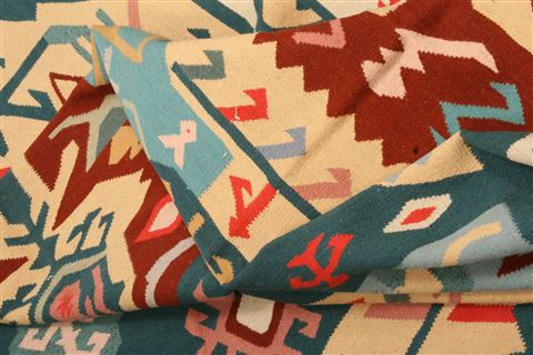 Kilim Blue Flat Woven 911 X 180 Area Rug 100-22952 Image 5