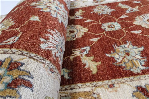 Ziegler Brown Runner Hand Knotted 25 X 911 Area Rug 250-22953 Image 11