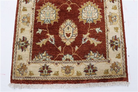Ziegler Brown Runner Hand Knotted 25 X 911 Area Rug 250-22953 Image 5