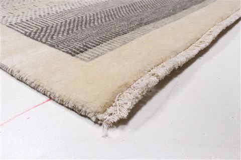 Gabbeh Beige Runner Hand Knotted 25 X 910 Area Rug 250-22954 Image 10