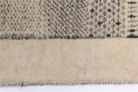 Gabbeh Beige Runner Hand Knotted 25 X 910 Area Rug 250-22954 Image 7