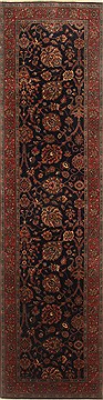 Indian Tabriz Blue Runner 10 to 12 ft Wool Carpet 22958