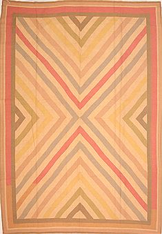 Kilim Brown Flat Woven 8'1" X 11'6"  Area Rug 100-22959