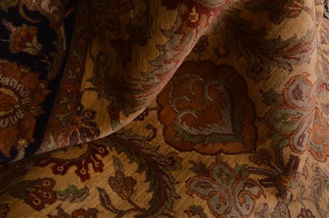 Jaipur Beige Hand Knotted 93 X 119 Area Rug 100-22960 Image 11