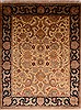 Jaipur Beige Hand Knotted 93 X 119  Area Rug 100-22960 Thumb 0