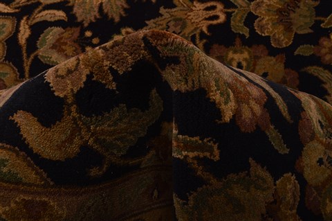 Jaipur Green Hand Knotted 90 X 120 Area Rug 100-22967 Image 9