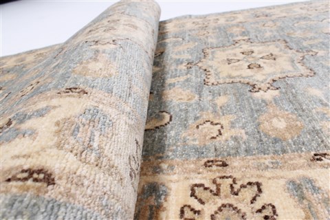 Pishavar Blue Runner Hand Knotted 29 X 910 Area Rug 250-22971 Image 11