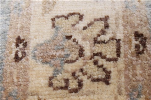 Pishavar Blue Runner Hand Knotted 29 X 910 Area Rug 250-22971 Image 8