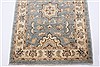 Pishavar Blue Runner Hand Knotted 29 X 910  Area Rug 250-22971 Thumb 6