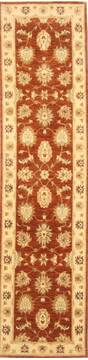 Ziegler Brown Runner Hand Knotted 2'6" X 10'2"  Area Rug 250-22972