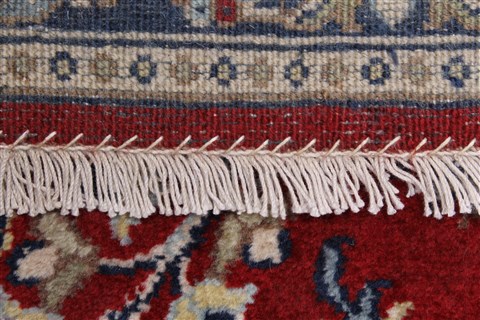 Sarouk Red Runner Hand Knotted 26 X 100 Area Rug 250-22974 Image 11