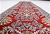 Sarouk Red Runner Hand Knotted 26 X 100  Area Rug 250-22974 Thumb 12