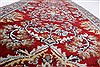 Sarouk Red Runner Hand Knotted 26 X 100 Area Rug 250-22974 Thumb 1