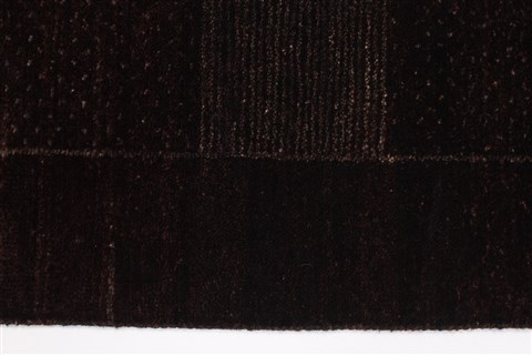 Gabbeh Brown Runner Hand Knotted 27 X 911 Area Rug 250-22979 Image 2