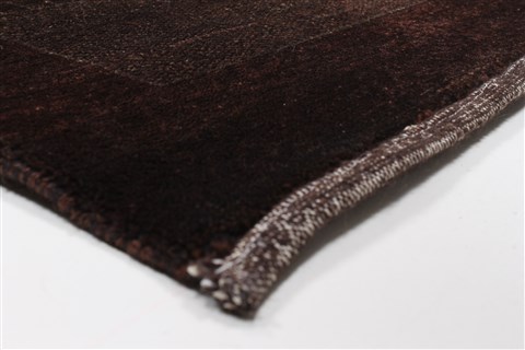 Gabbeh Brown Runner Hand Knotted 27 X 911 Area Rug 250-22979 Image 5