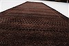 Gabbeh Brown Runner Hand Knotted 27 X 911  Area Rug 250-22979 Thumb 1