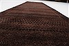 Gabbeh Brown Runner Hand Knotted 27 X 911 Area Rug 250-22979 Thumb 1