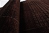 Gabbeh Brown Runner Hand Knotted 27 X 911 Area Rug 250-22979 Thumb 8