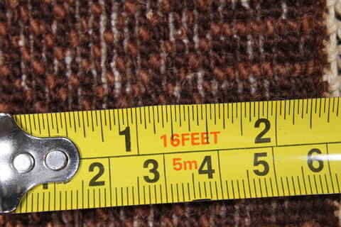 Modern Brown Runner Hand Knotted 29 X 100  Area Rug 250-22980 Image 8