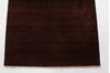 Modern Brown Runner Hand Knotted 29 X 100  Area Rug 250-22980 Thumb 3