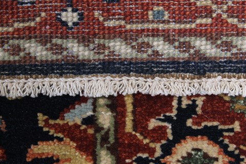 Serapi Blue Runner Hand Knotted 27 X 100 Area Rug 250-22983 Image 11