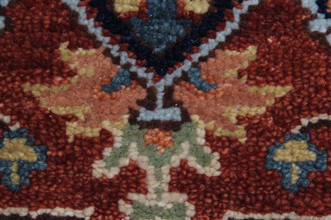 Serapi Blue Runner Hand Knotted 27 X 100 Area Rug 250-22983 Image 6