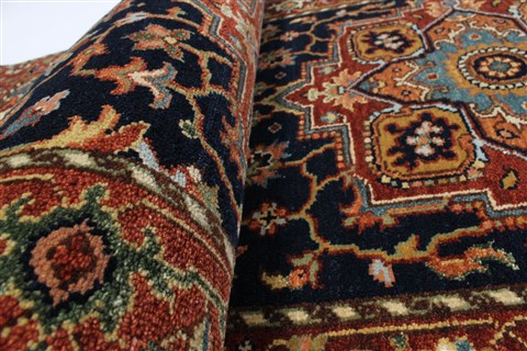 Serapi Blue Runner Hand Knotted 27 X 100 Area Rug 250-22983 Image 9