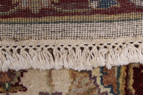 Kashmar Beige Runner Hand Knotted 26 X 103 Area Rug 250-22985 Image 10