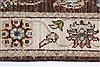 Ziegler Brown Runner Hand Knotted 25 X 104 Area Rug 250-22987 Thumb 2