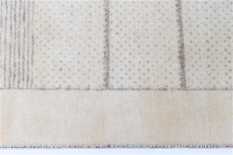 Gabbeh Beige Runner Hand Knotted 25 X 99 Area Rug 250-22990 Image 12