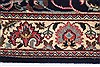 Tabriz Blue Runner Hand Knotted 27 X 107 Area Rug 250-22992 Thumb 2