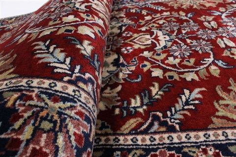 Kashmar Red Runner Hand Knotted 26 X 99 Area Rug 250-22994 Image 11