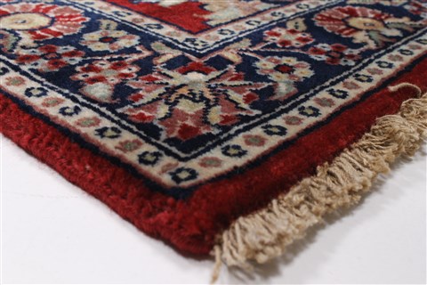Kashmar Red Runner Hand Knotted 26 X 99 Area Rug 250-22994 Image 6