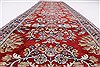 Kashmar Red Runner Hand Knotted 26 X 99  Area Rug 250-22994 Thumb 1