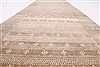 Gabbeh Beige Runner Hand Knotted 27 X 99  Area Rug 250-22995 Thumb 12