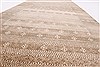 Gabbeh Beige Runner Hand Knotted 27 X 99 Area Rug 250-22995 Thumb 1