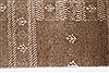 Gabbeh Beige Runner Hand Knotted 27 X 99  Area Rug 250-22995 Thumb 2