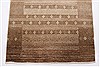Gabbeh Beige Runner Hand Knotted 27 X 99 Area Rug 250-22995 Thumb 4